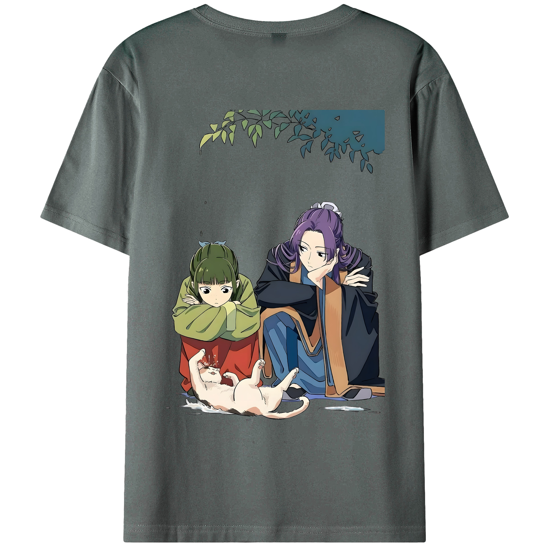 （画像用） 薬屋のひとりごと The Apothecary Diaries 綿100％半袖Tシャツ（背面プリント）